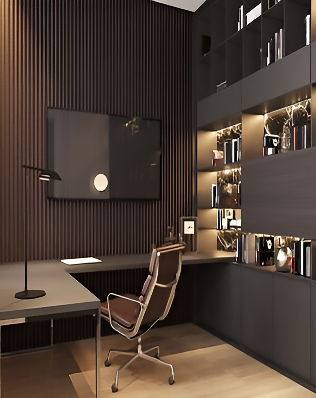 Hidu Beige Office Desk ANGIE HOMES