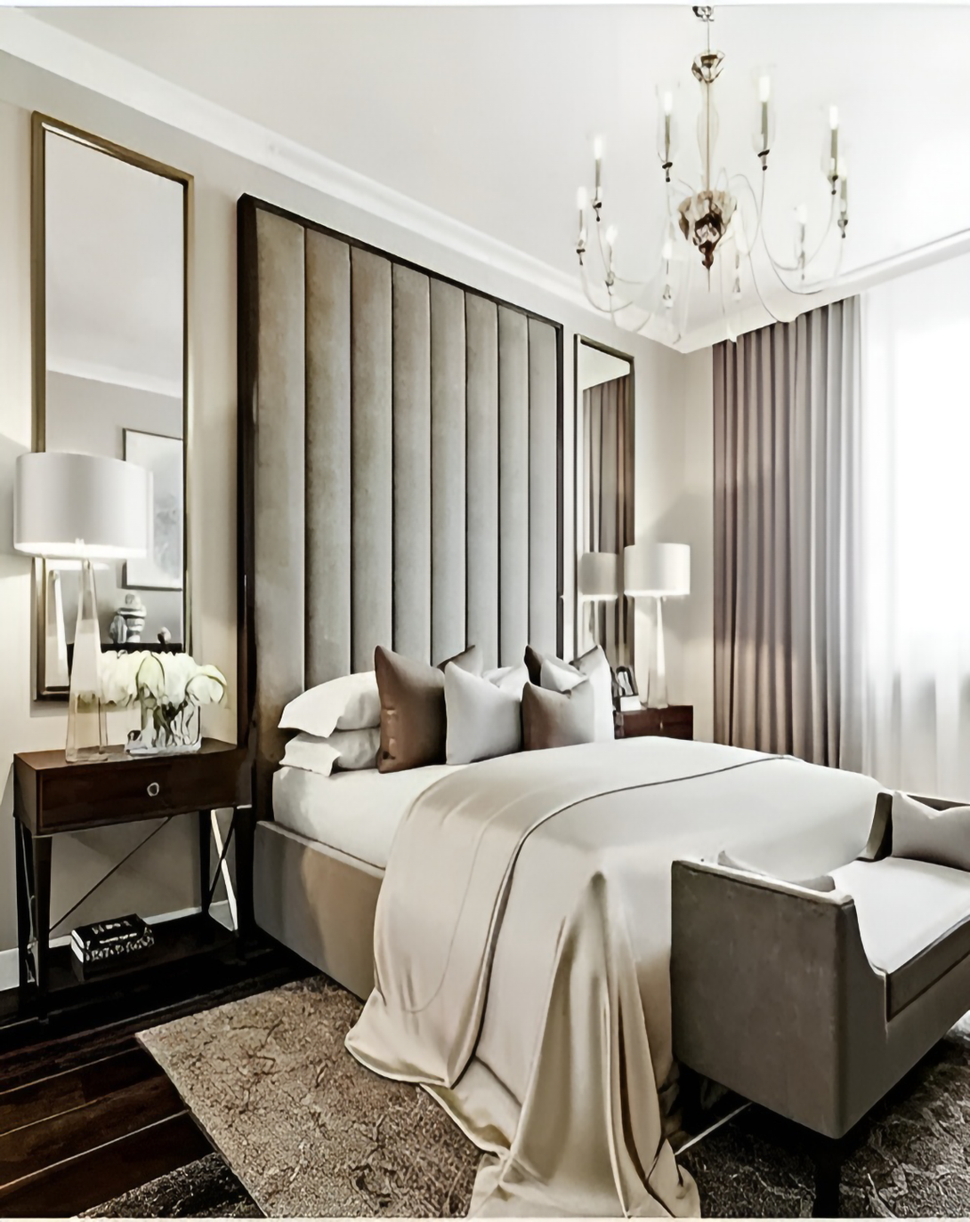 Hunter Beige kingqueen size beds india With Head Board