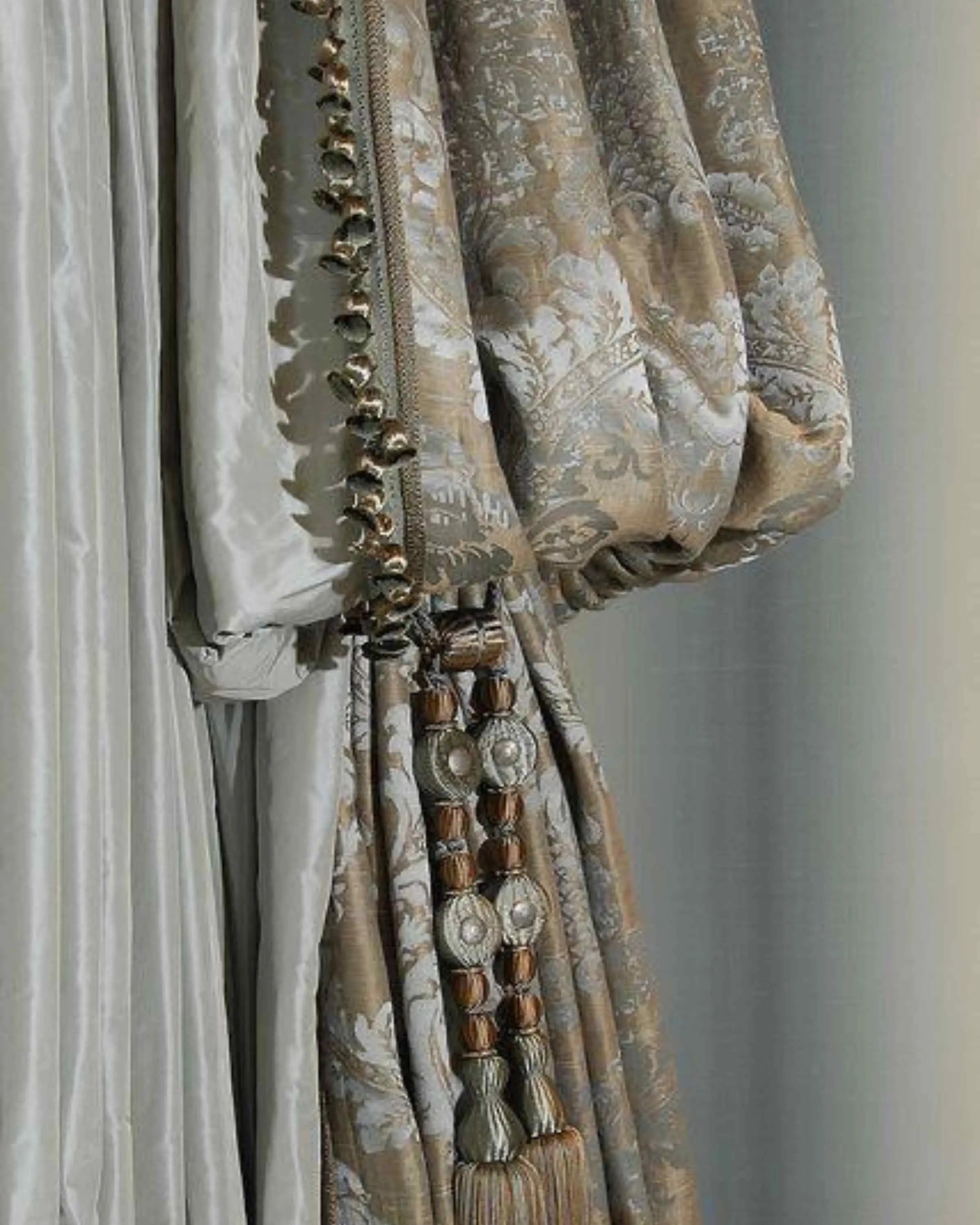 Ixora Grey & Brown Curtains