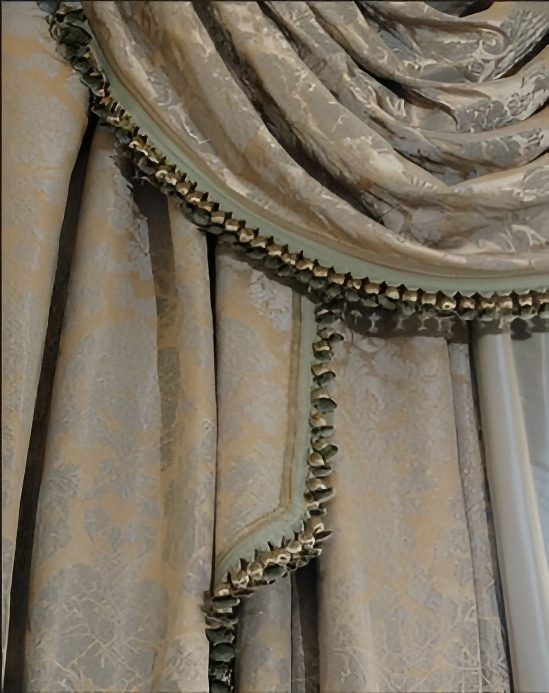 IXORA GREY & BROWN CURTAINS