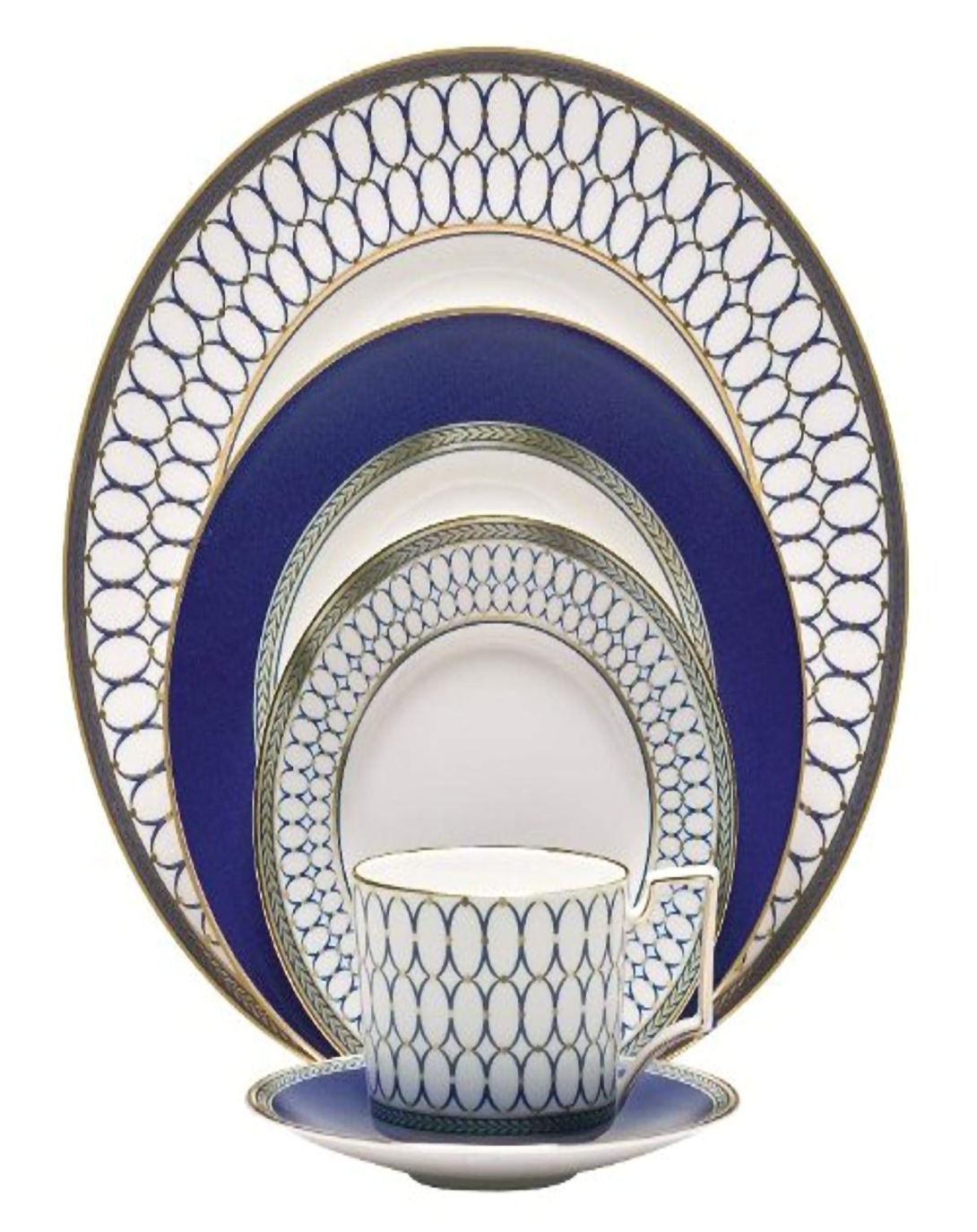 Insta Blue Dinner & Tea Set