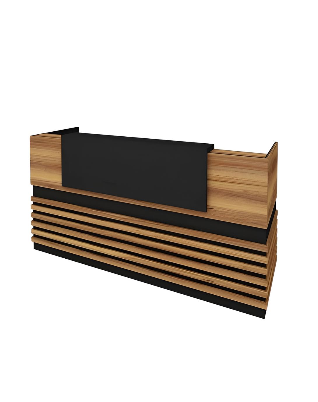 Ithaa Brown Reception Desk  Beautiful Reception Desks