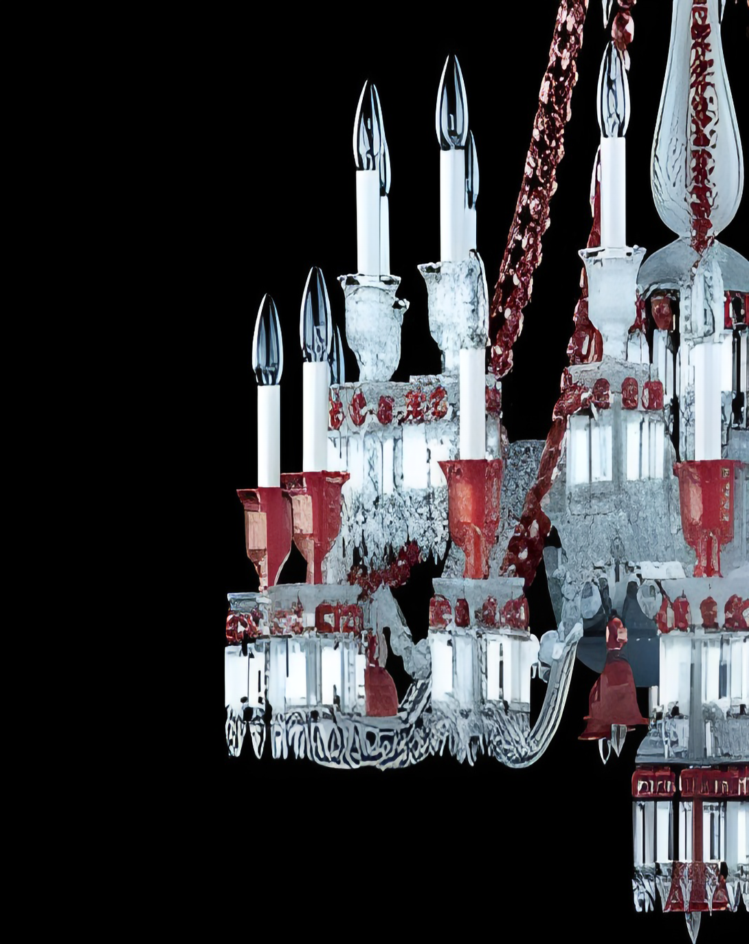 Itsuki Classic Crystal Glass Chandelier Light ANGIE HOMES