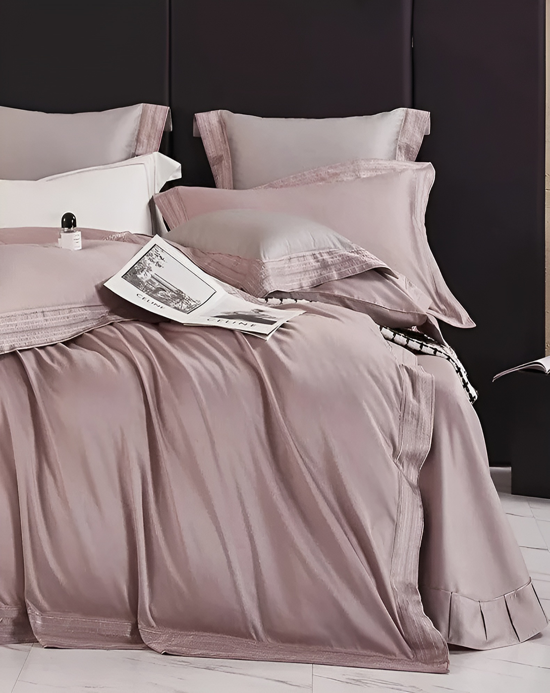 JASMINE ELEGANT BED SET- ANGIE HOMES
