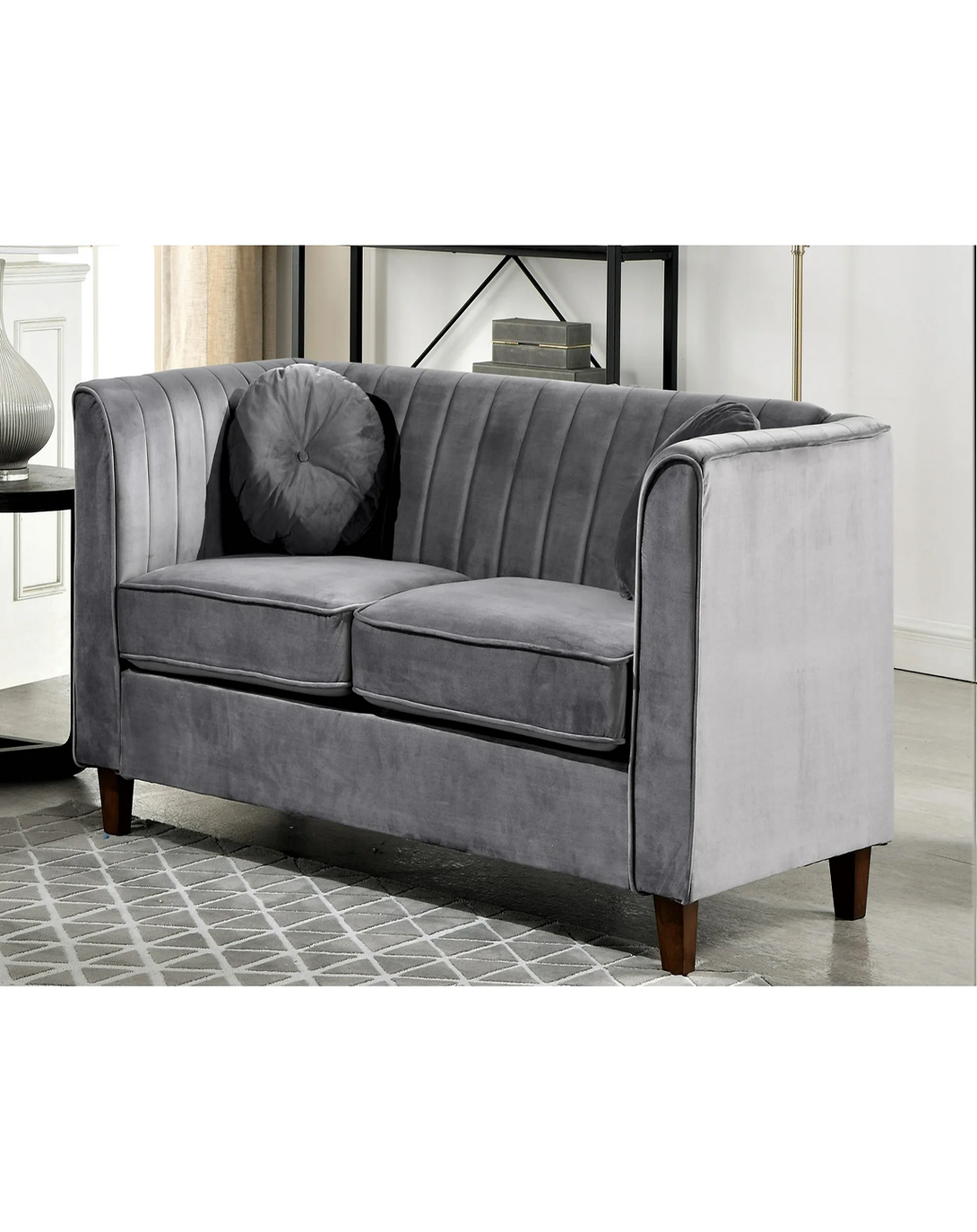 Jagger Grey Sofa | 2 seater sofa ANGIE HOMES