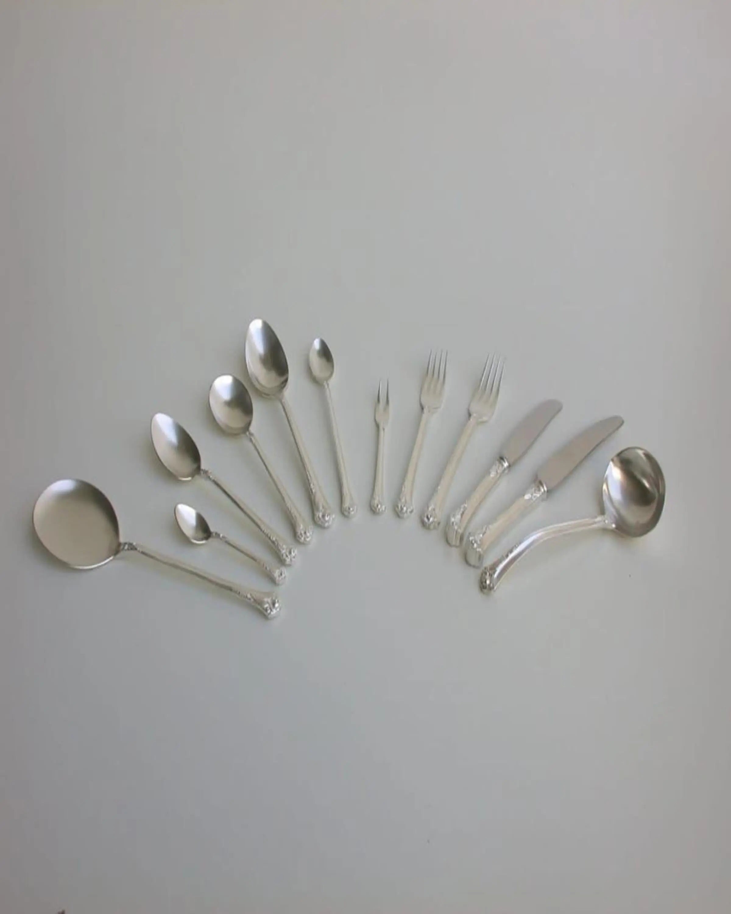 Jaina Silver Plated Cutlery Set ANGIE HOMES