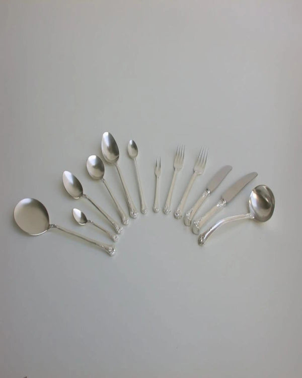 Jaina Silver Plated Cutlery Set ANGIE HOMES