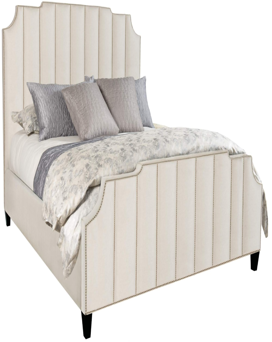 Jana Bed Brown king/queen size premium beds With Head & Foot Board ANGIE HOMES