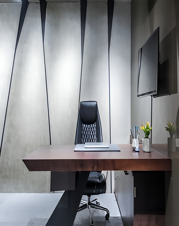 Jump Brown Director Table | office table for director ANGIE HOMES