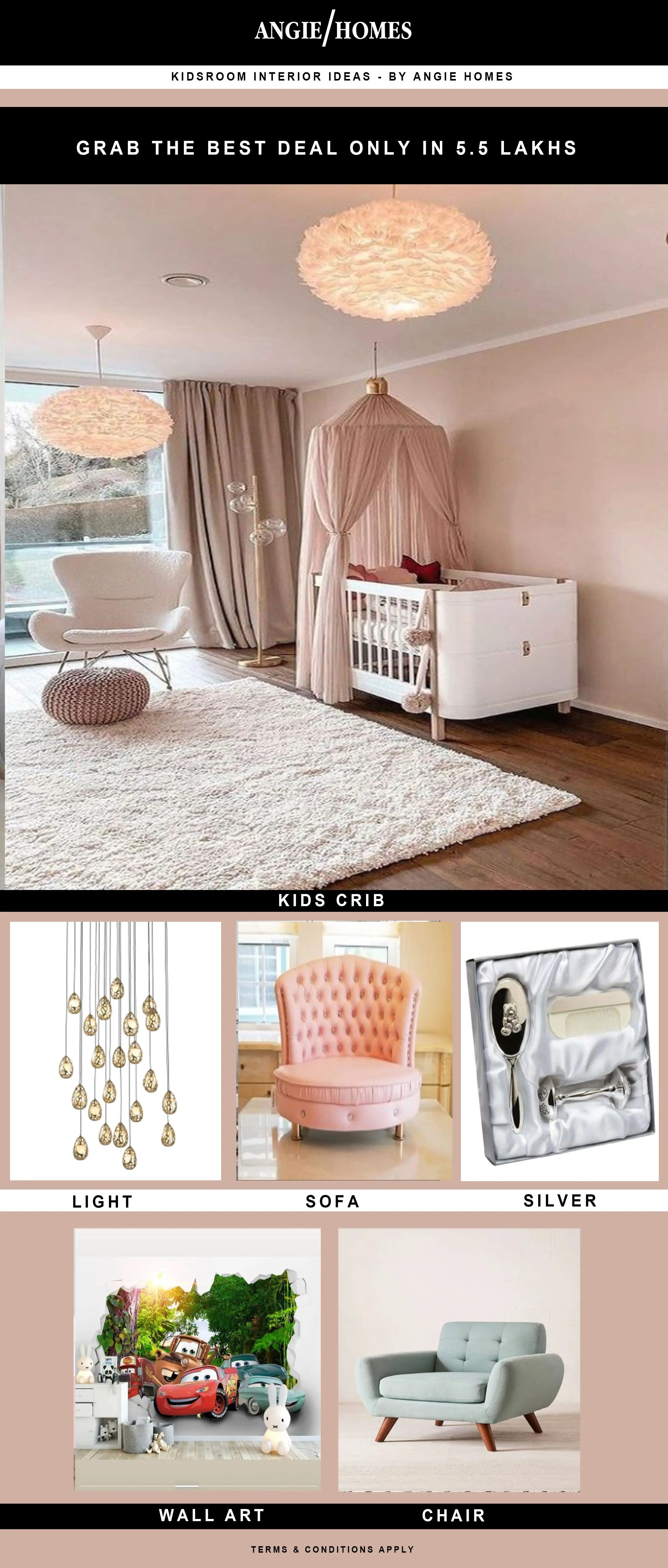 Jovi Small Nursery Room Interior Design @5.5 Lacs - Angie Homes – ANGIE ...