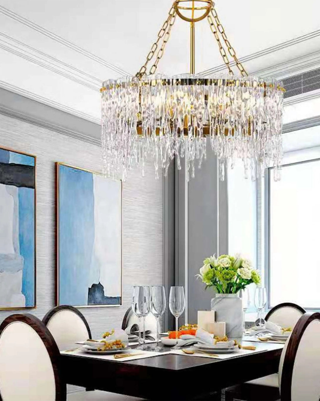 KAILASH  Classic Crystal Chandelier ANGIE HOMES