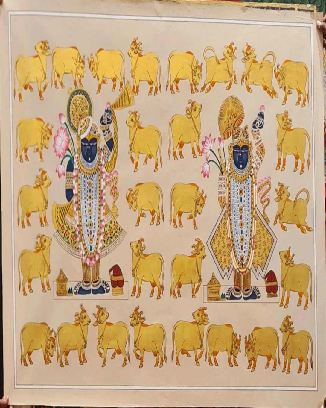 Kamal Krishna Pichwai Painting ANGIE KRIPALANI DESIGN - ANGIE HOMES