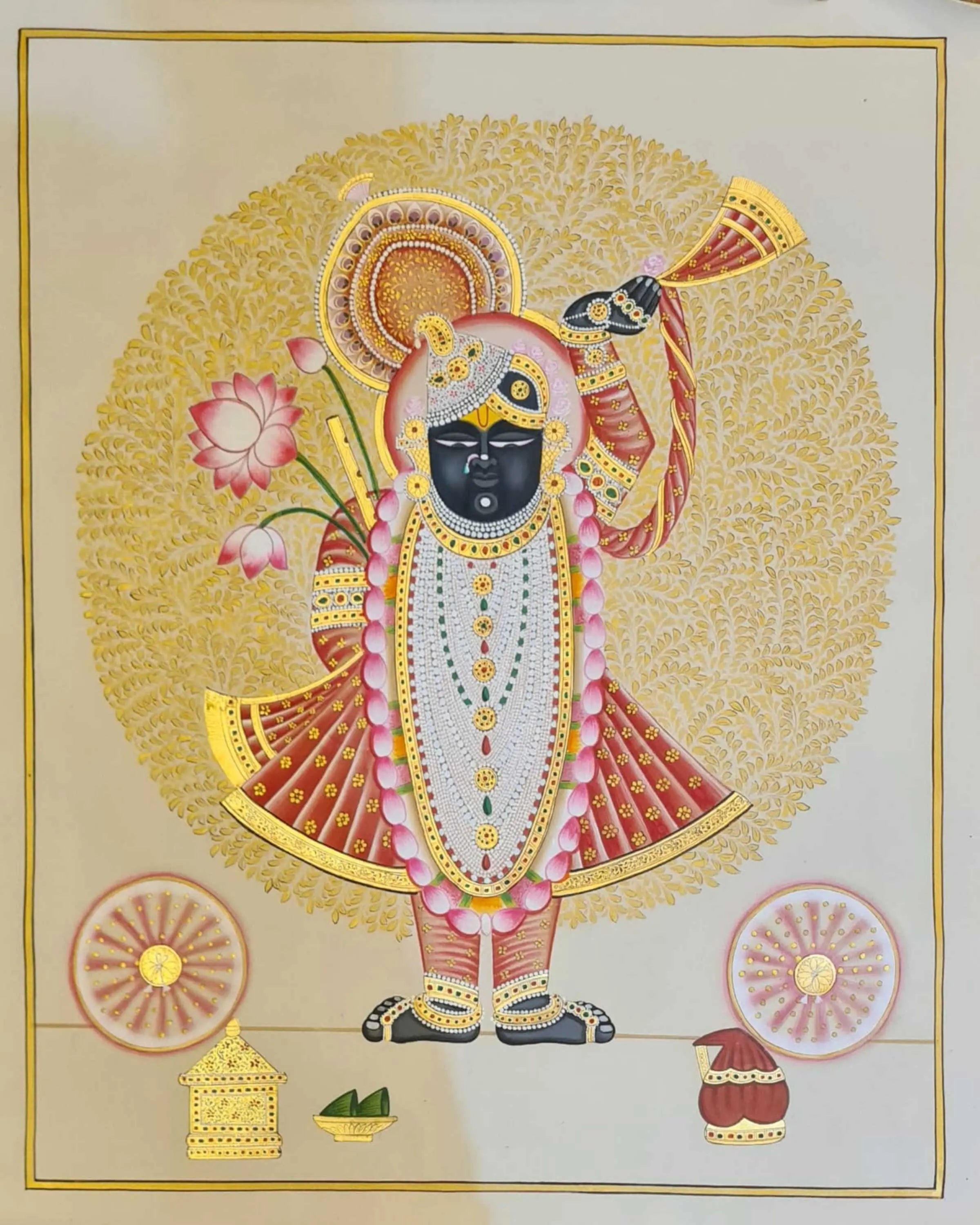 Kamala Krishna Pichwai Painting ANGIE KRIPALANI DESIGN - ANGIE HOMES