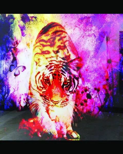 Kay Art Work | Tiger in Jungle Painting ANGIE HOMES