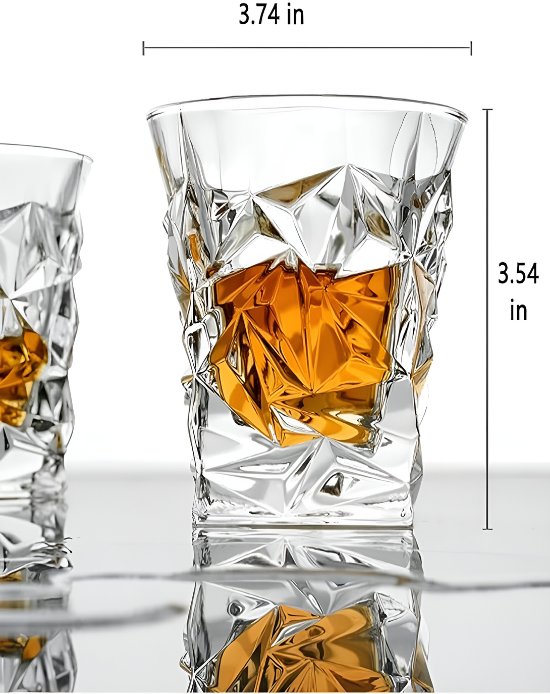 Kin Luxury Crystal Whiskey Glass