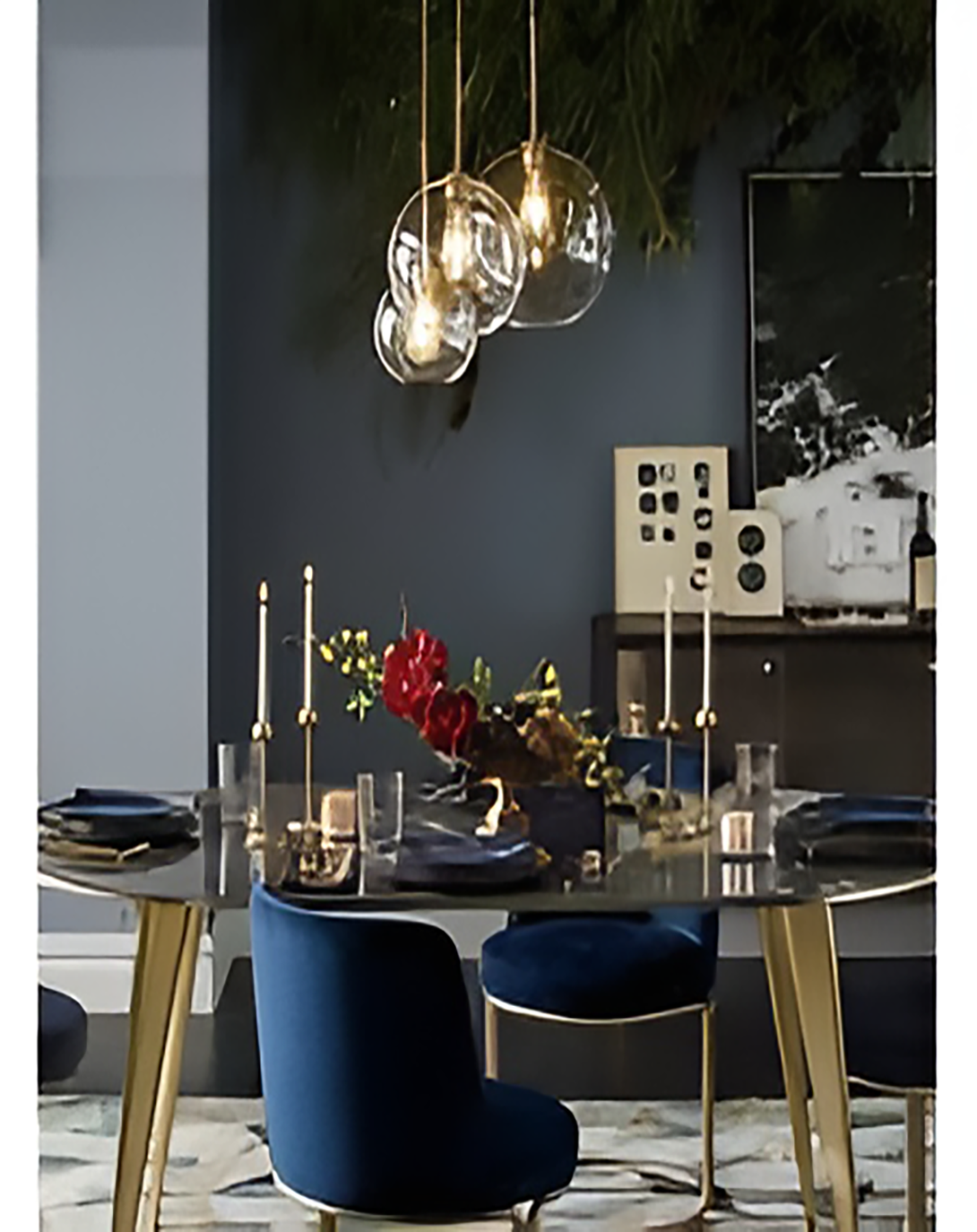 Knox Small Round Dining Table Set of 4 - Angie India Furniture ANGIE HOMES