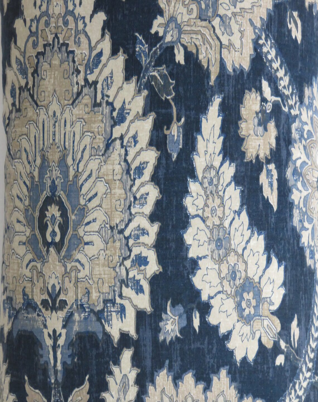LUNA BLUE FLORAL LUXURY FABRIC