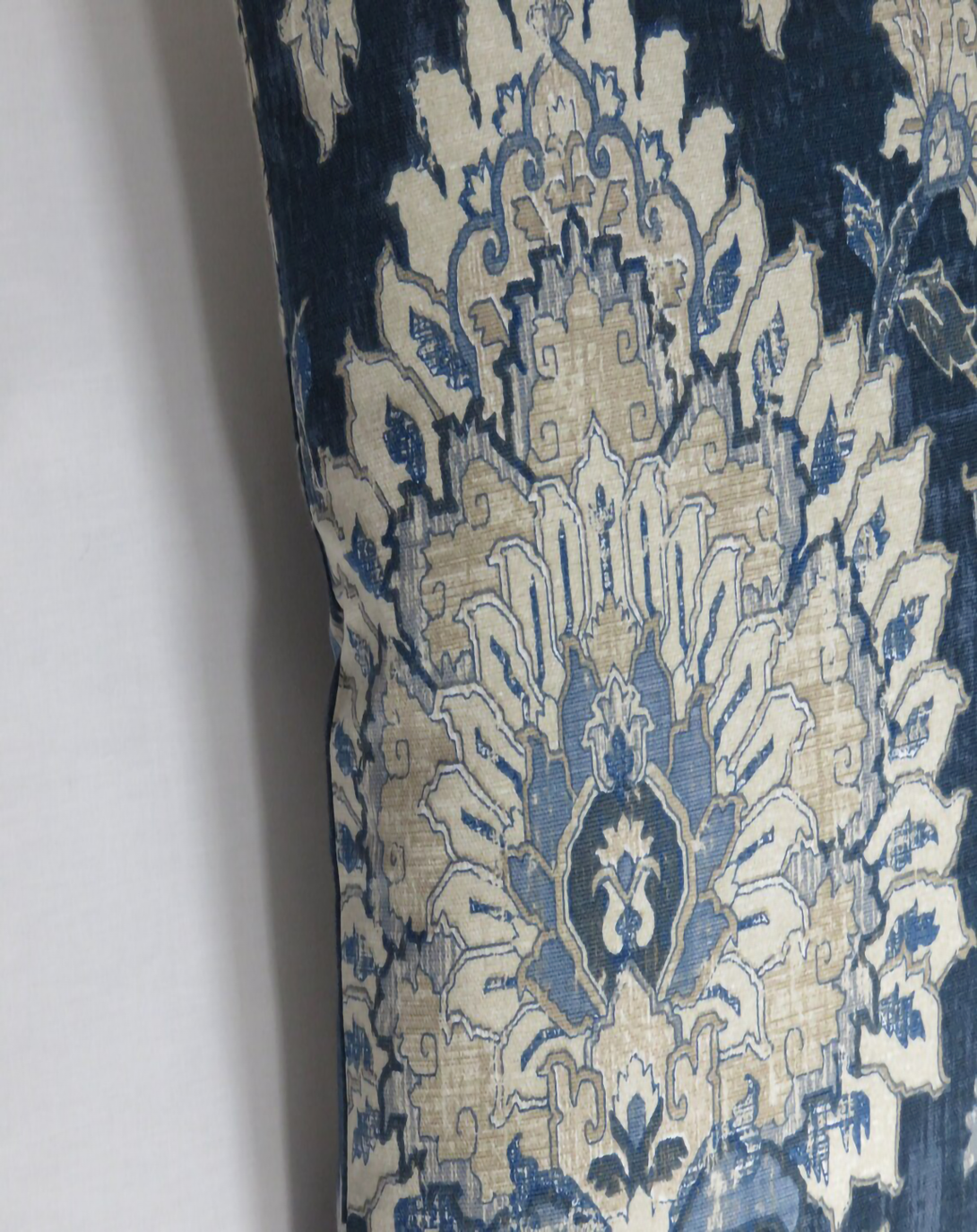 LUNA BLUE FLORAL LUXURY FABRIC ANGIE HOMES