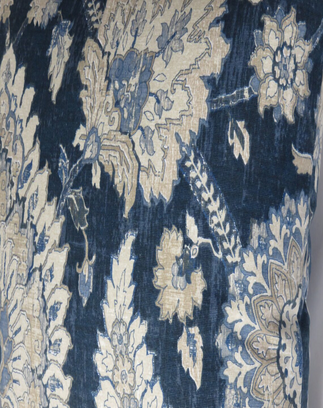 LUNA BLUE FLORAL LUXURY FABRIC