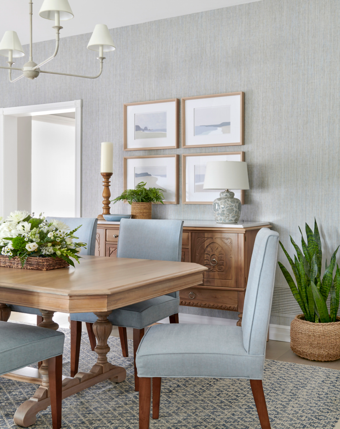 Landscape Chenille Luxury Wallpaper