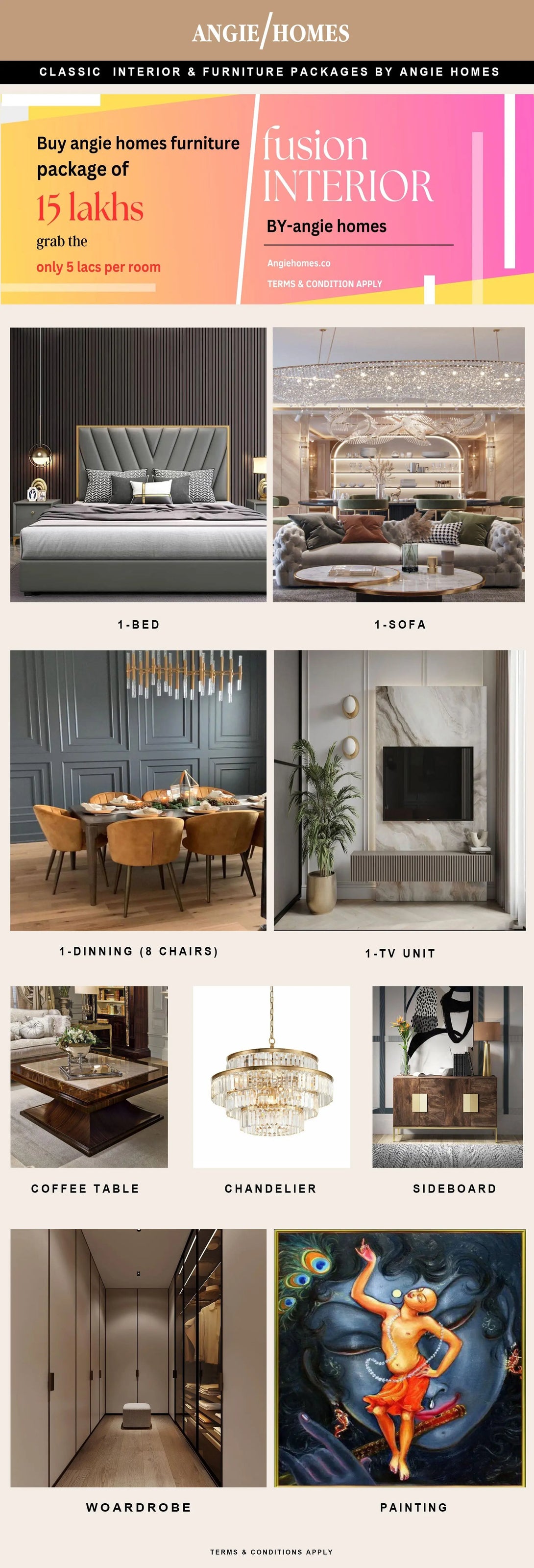 Lars Fushion Apartments interior Solutions ANGIE HOMES