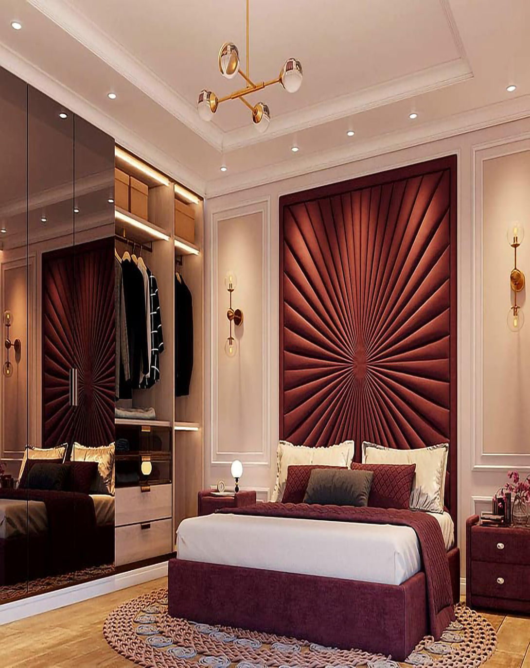 Lenux Luxury Stylish Bed With High Back Panel ANGIE HOMES