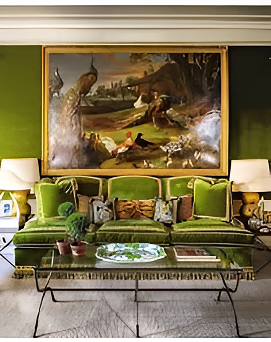 Levis Green Luxury Classic Sofa ANGIE HOMES