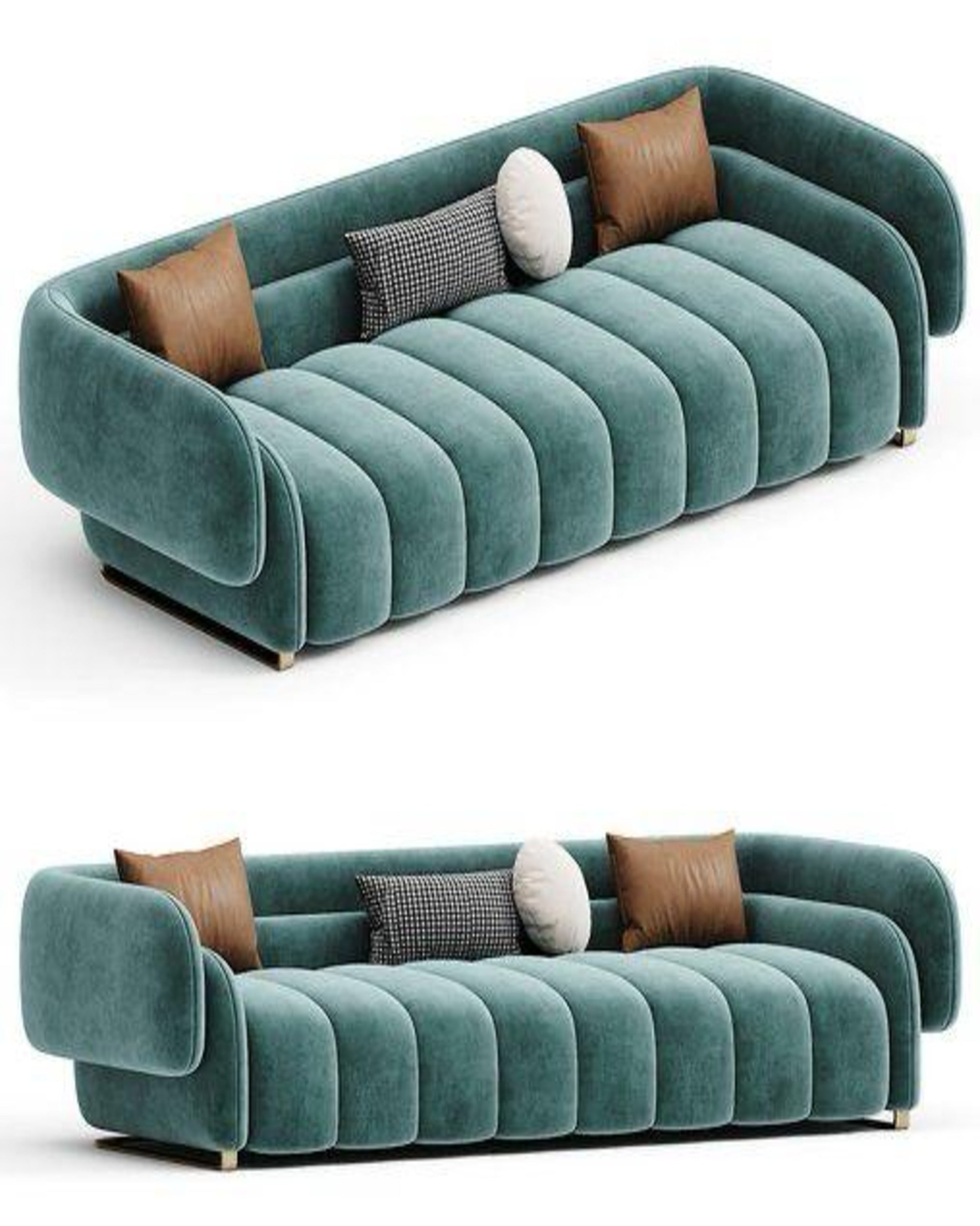 Light Blue Stylish Sofa ANGIE HOMES