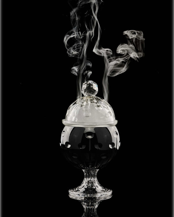 Lilac Black Incense Burner ANGIE HOMES