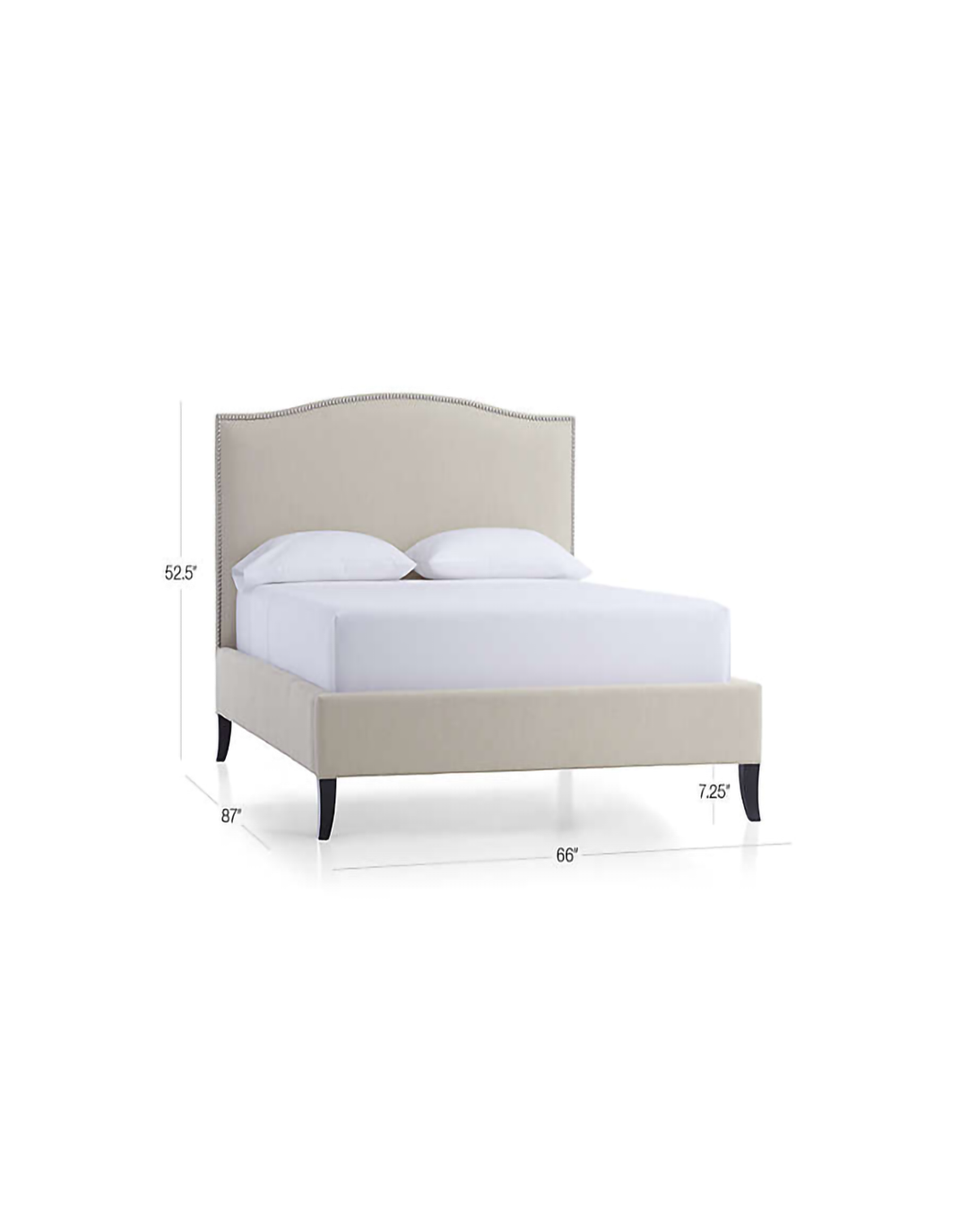Liv Beige kingqueen Size sleeping bed With Head Board
