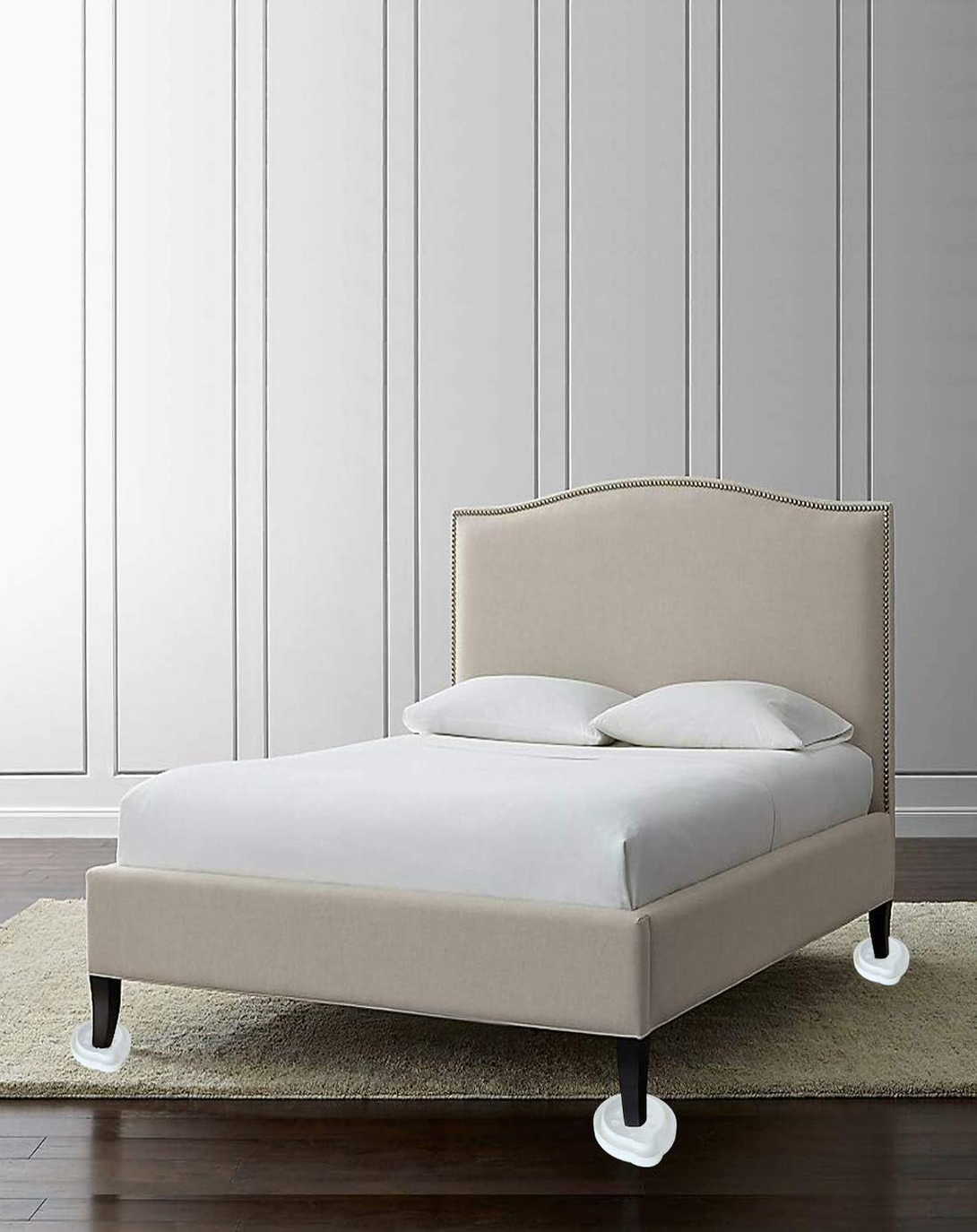 Liv Beige kingqueen Size sleeping bed With Head Board