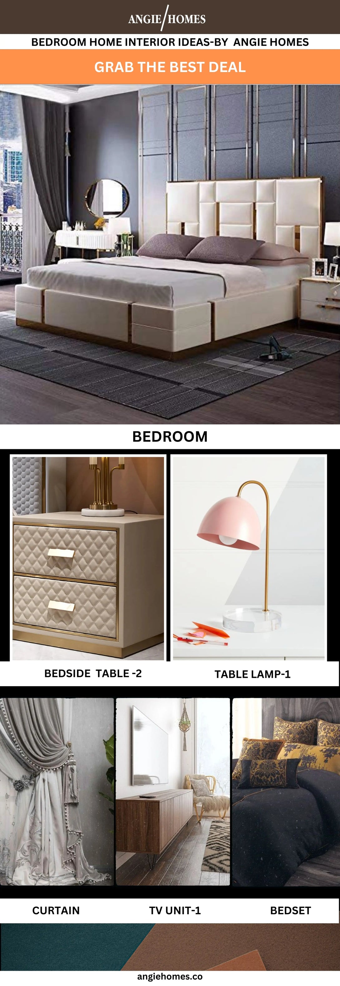 Love Nest Bed Room Interior Solution ANGHI HOMES