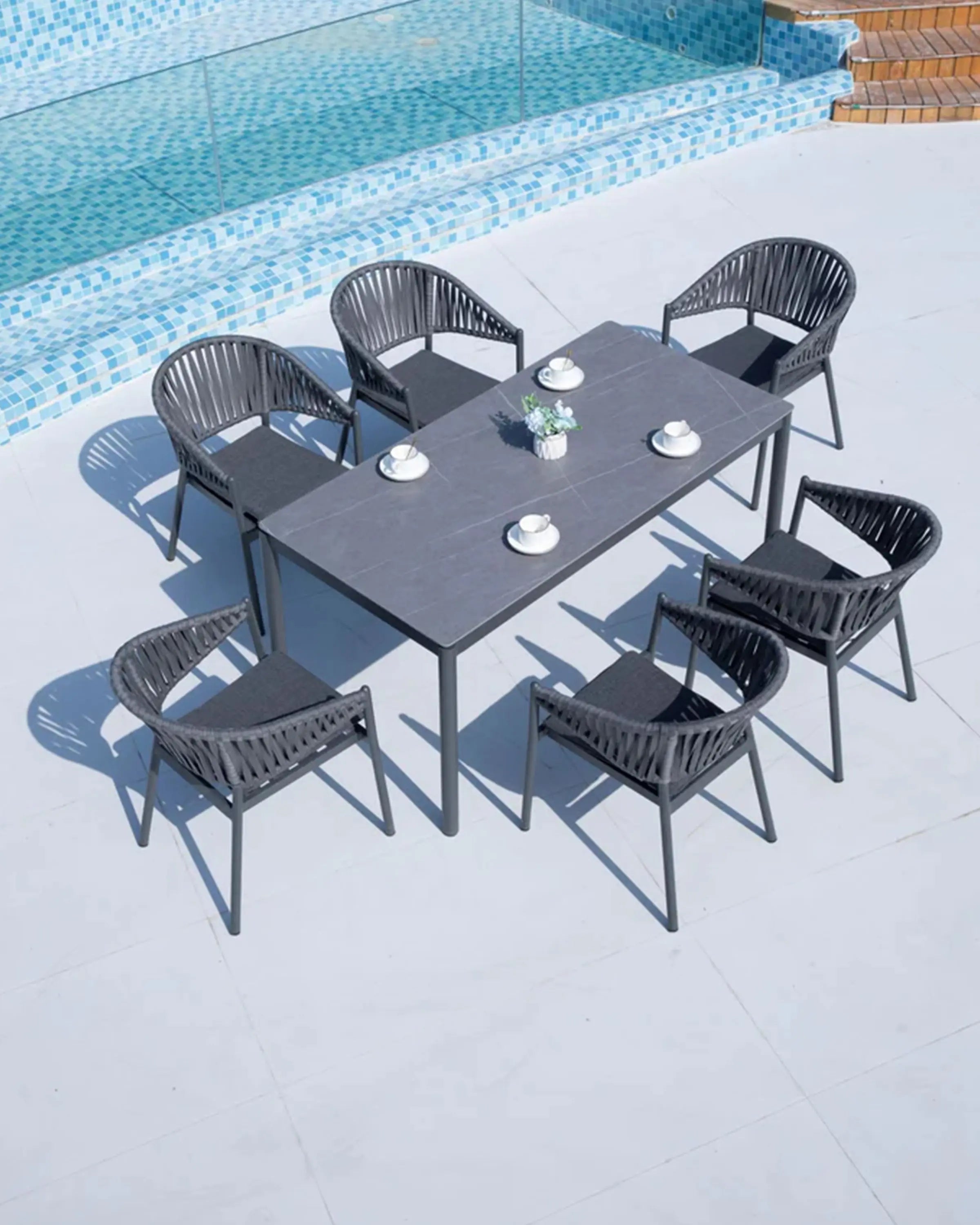 Buy Stone Effect Outdoor Table