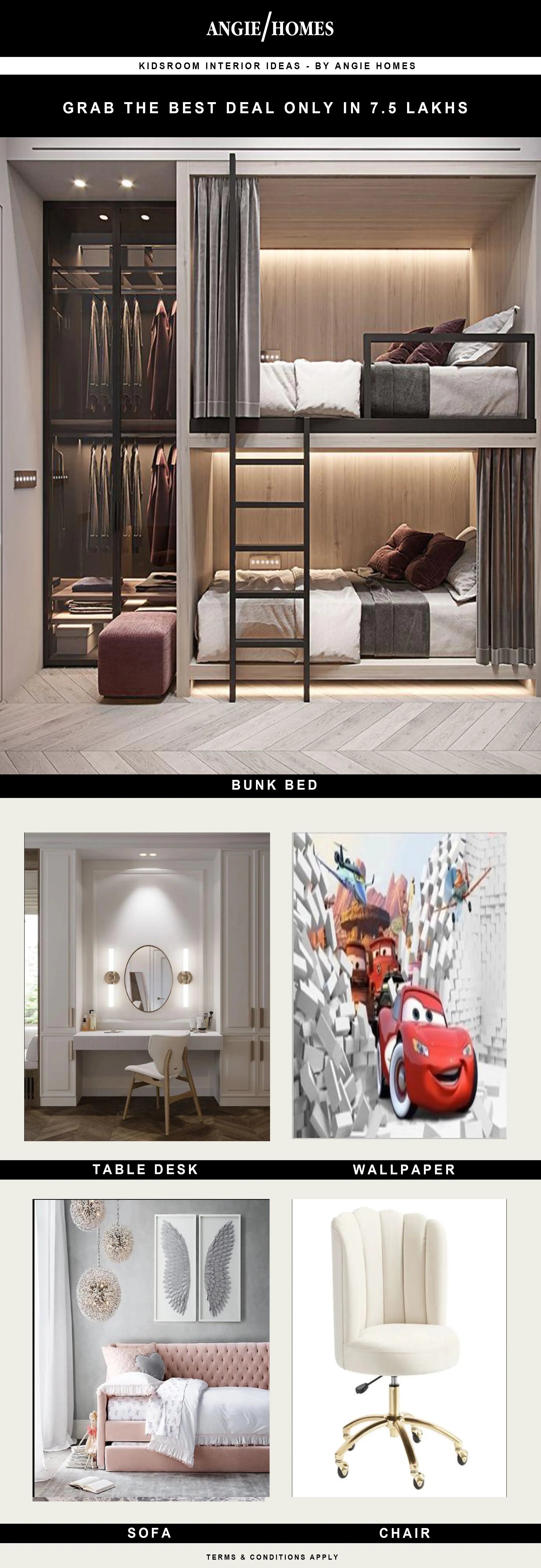 Shiara Affordable Teen Bedroom Interior Design