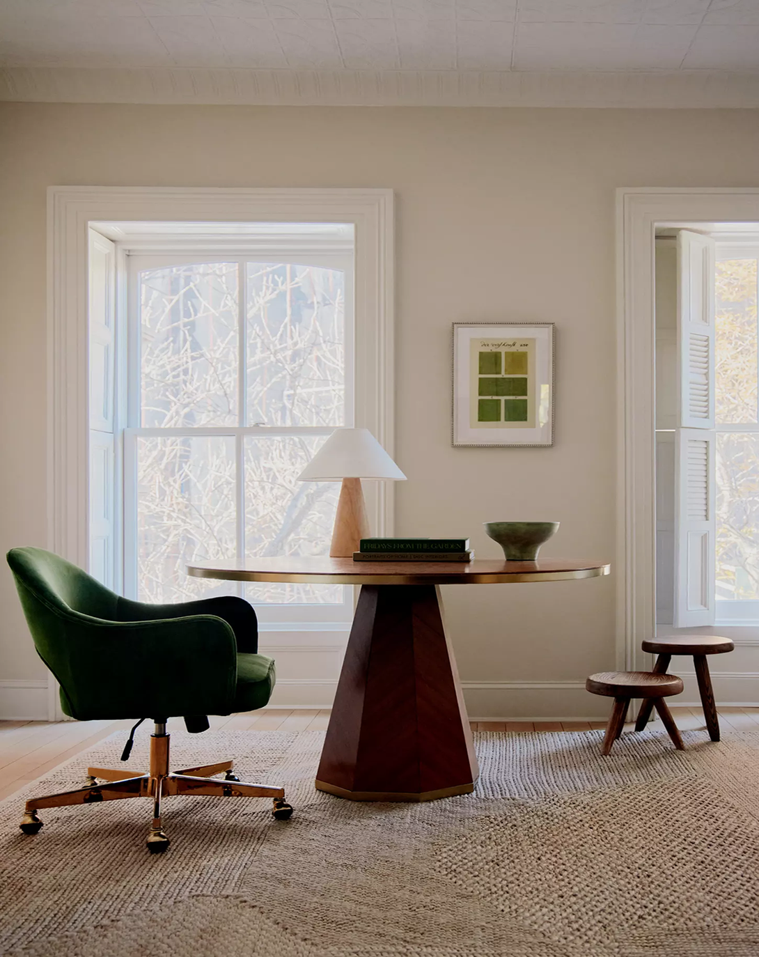 Luna Brown Meeting Table ANGIE HOMES