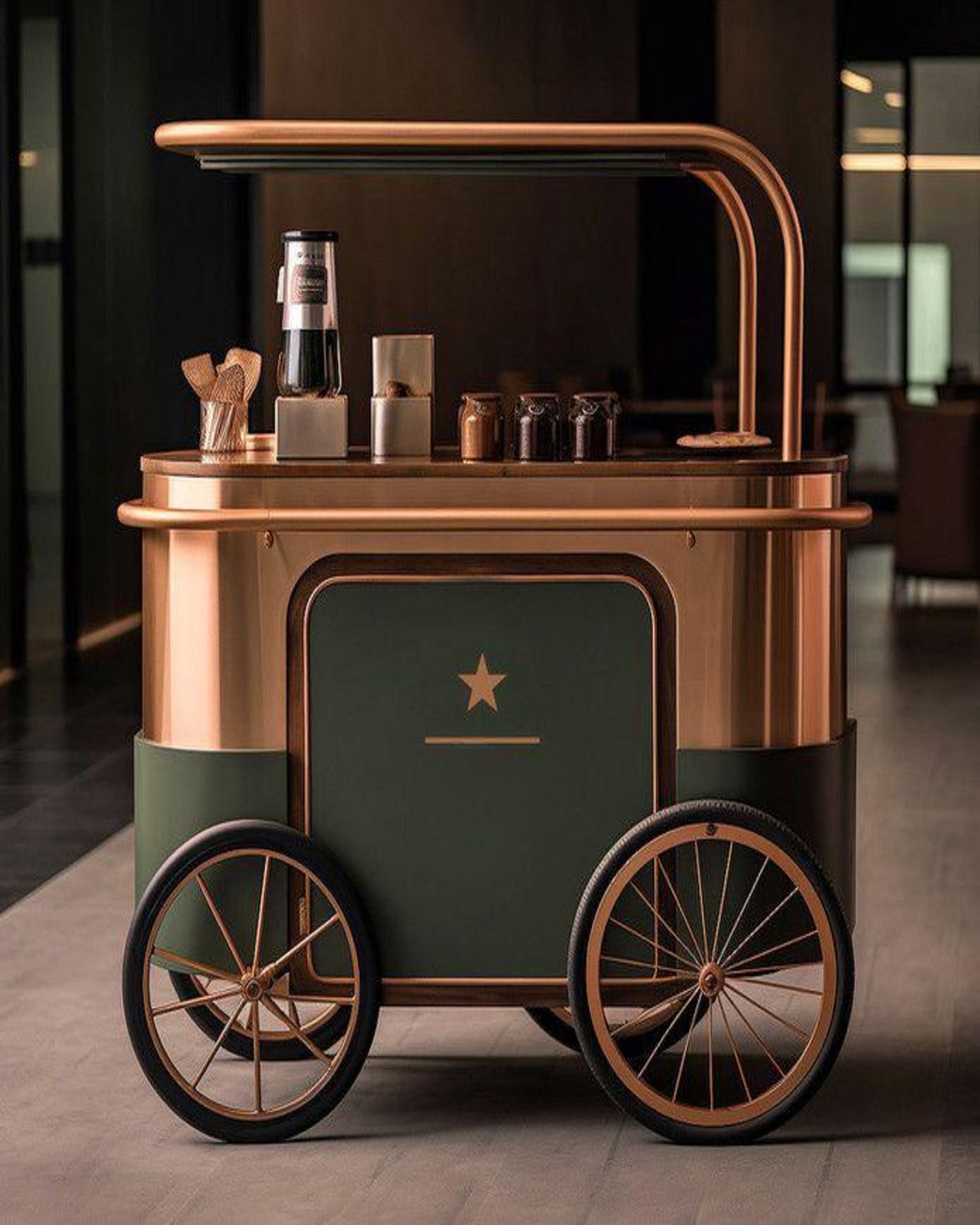 Luxury Bar Trolley ANGIE HOMES