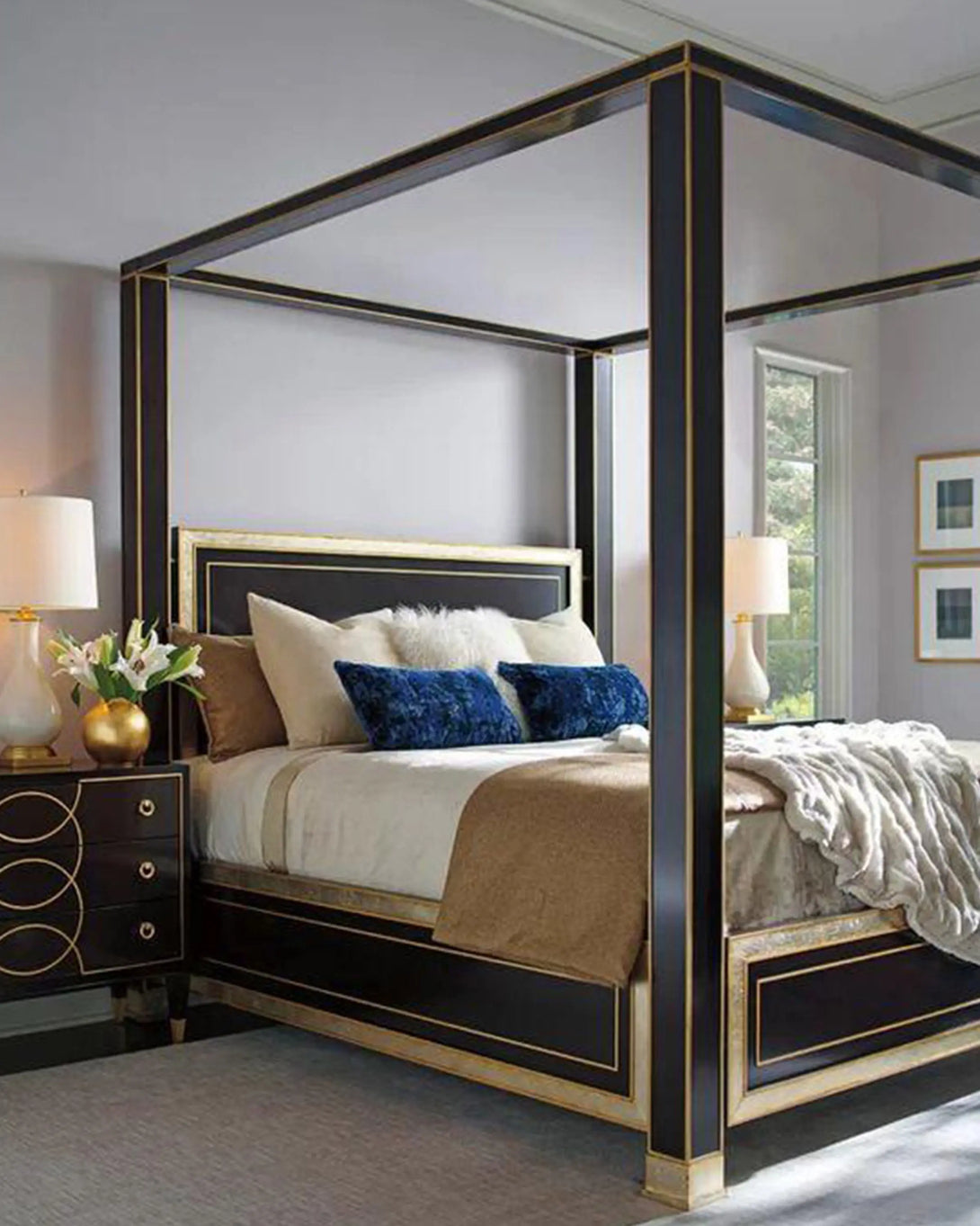 MABLE BROWN WOOD BED ANGIE HOMES