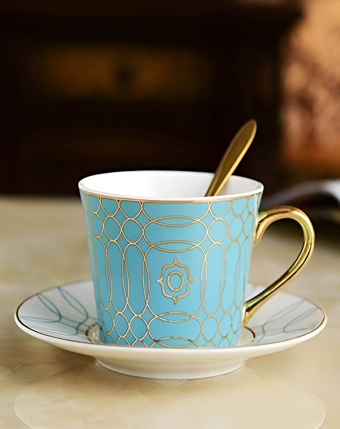 MALACITE BLUE TEA SET