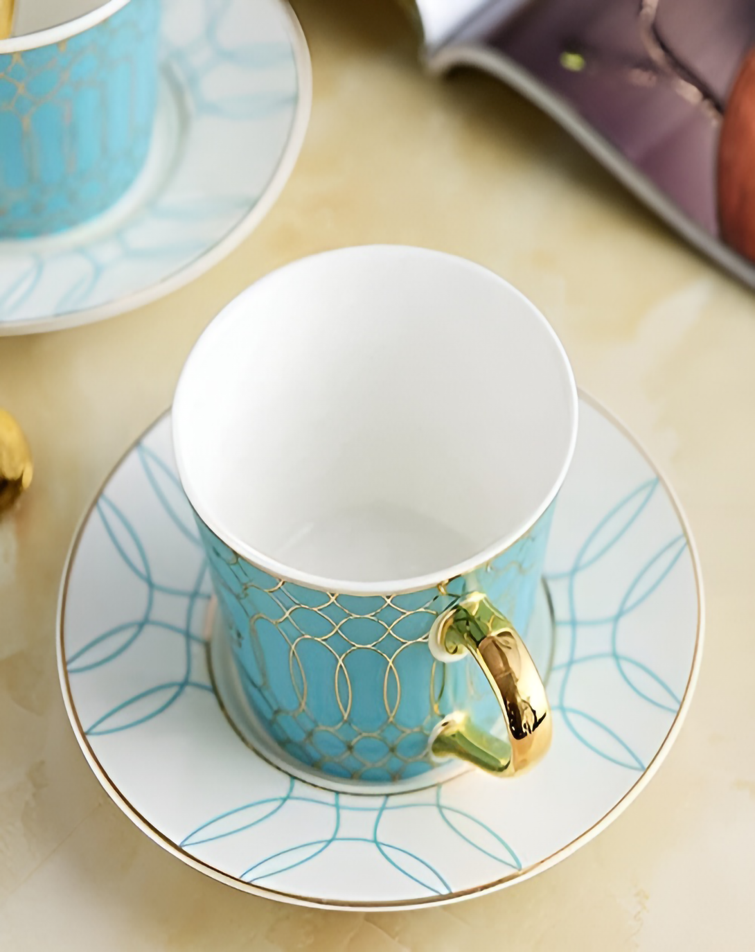 MALACITE BLUE TEA SET