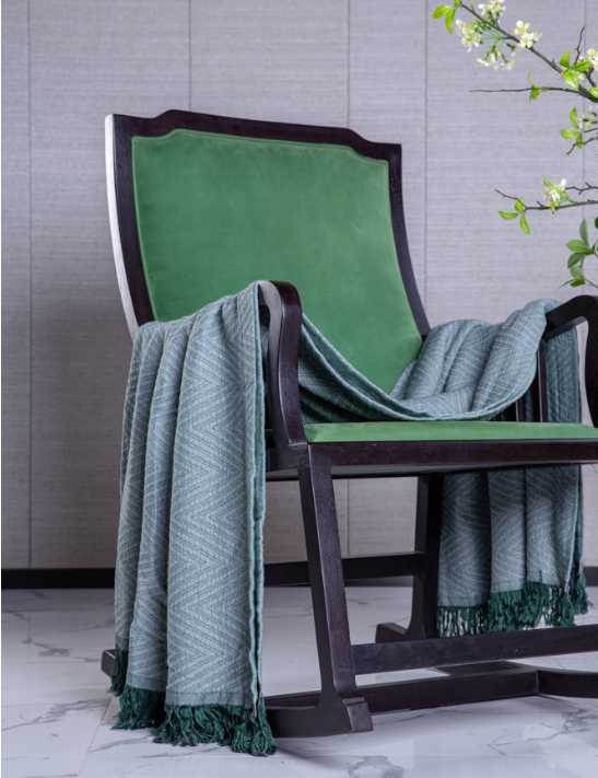 MERME BEST  DARK GREY THROWS AND BLANKETS- ANGIE HOMES ANGIE KRIPALANI DESIGN - ANGIE HOMES