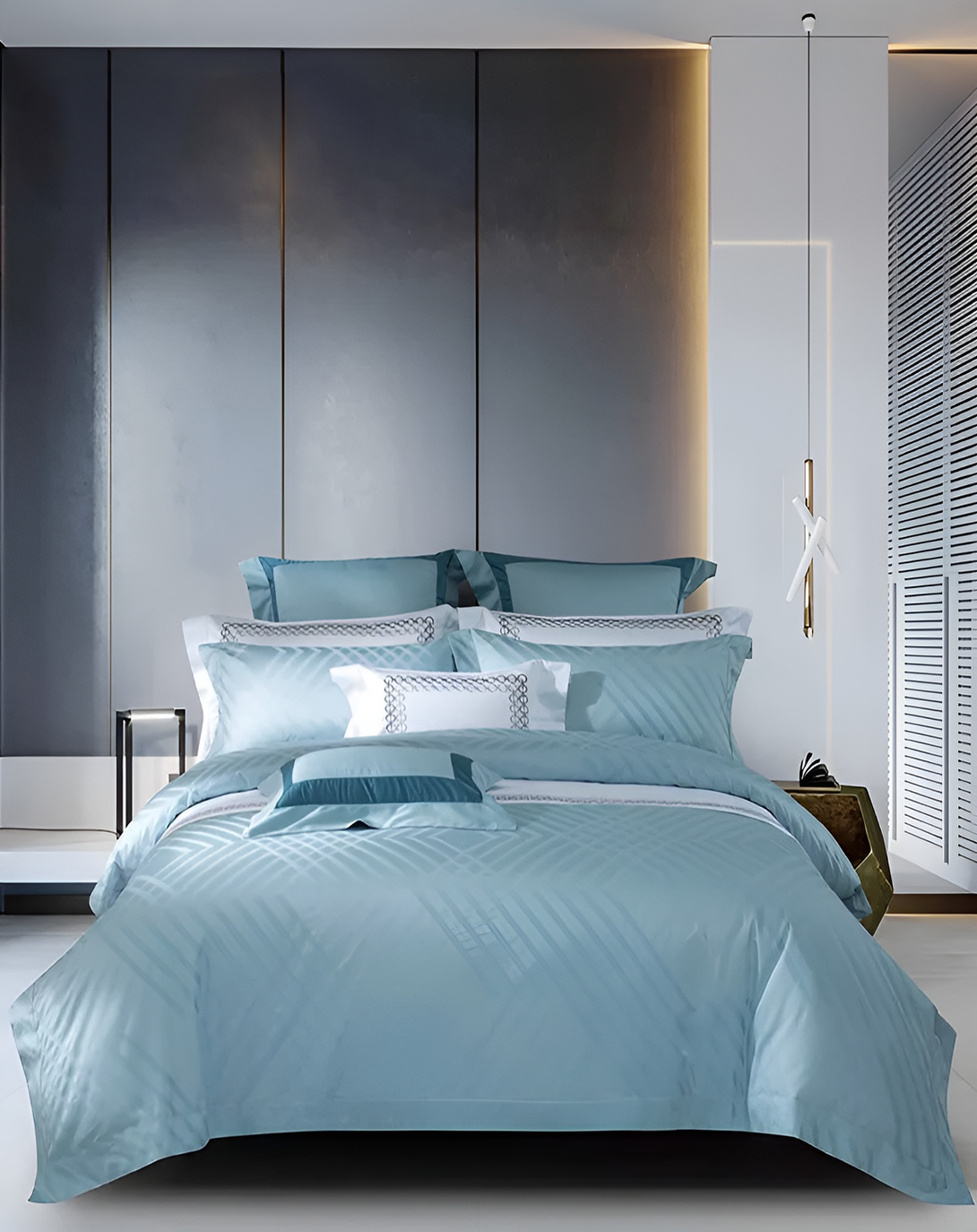 MINDI LUXURY  BED SET (Set of 4) ANGIE HOMES