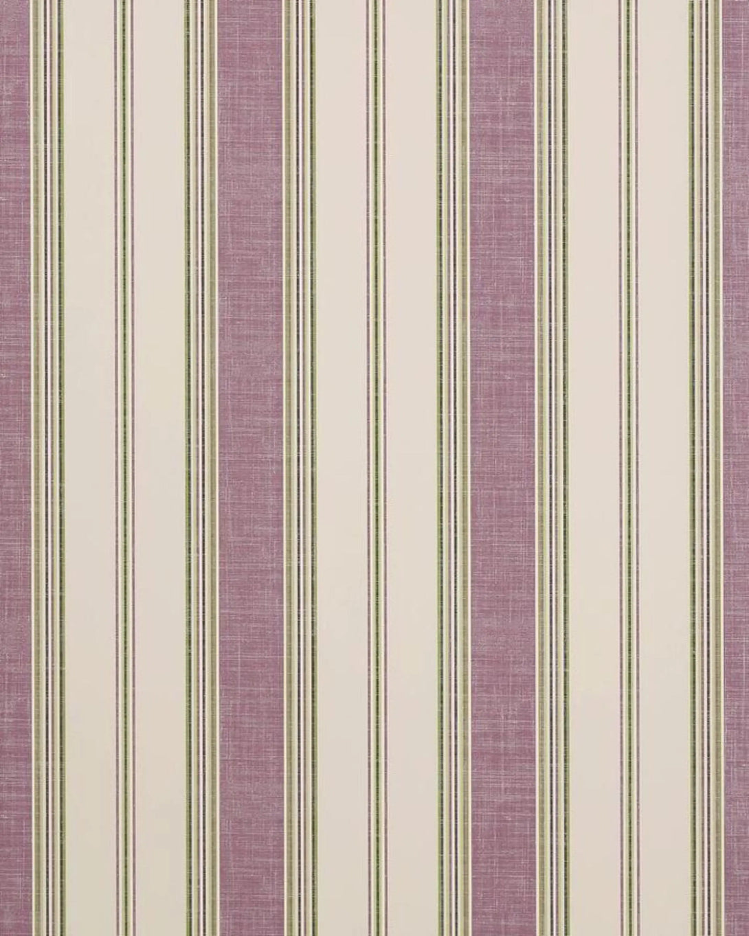 Mista Purple & White Striped Fabrics 
