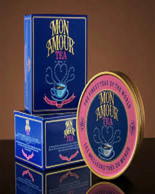 MON AMOUR  BLUE TEA - ANGIE'S INDIA ANGIE KRIPALANI DESIGN- ANGIES INDIA