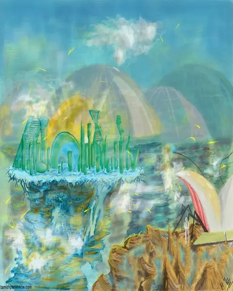 MUKHHILAN PAINTING | Glass Painting ANGIE KRIPALANI DESIGN-ANGIE HOMES- ANGIES INDIA