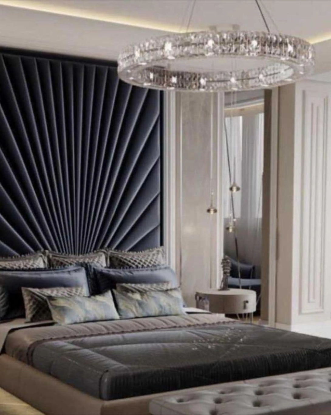 Mable Luxury Bed With Headboard ANGIE HOMES