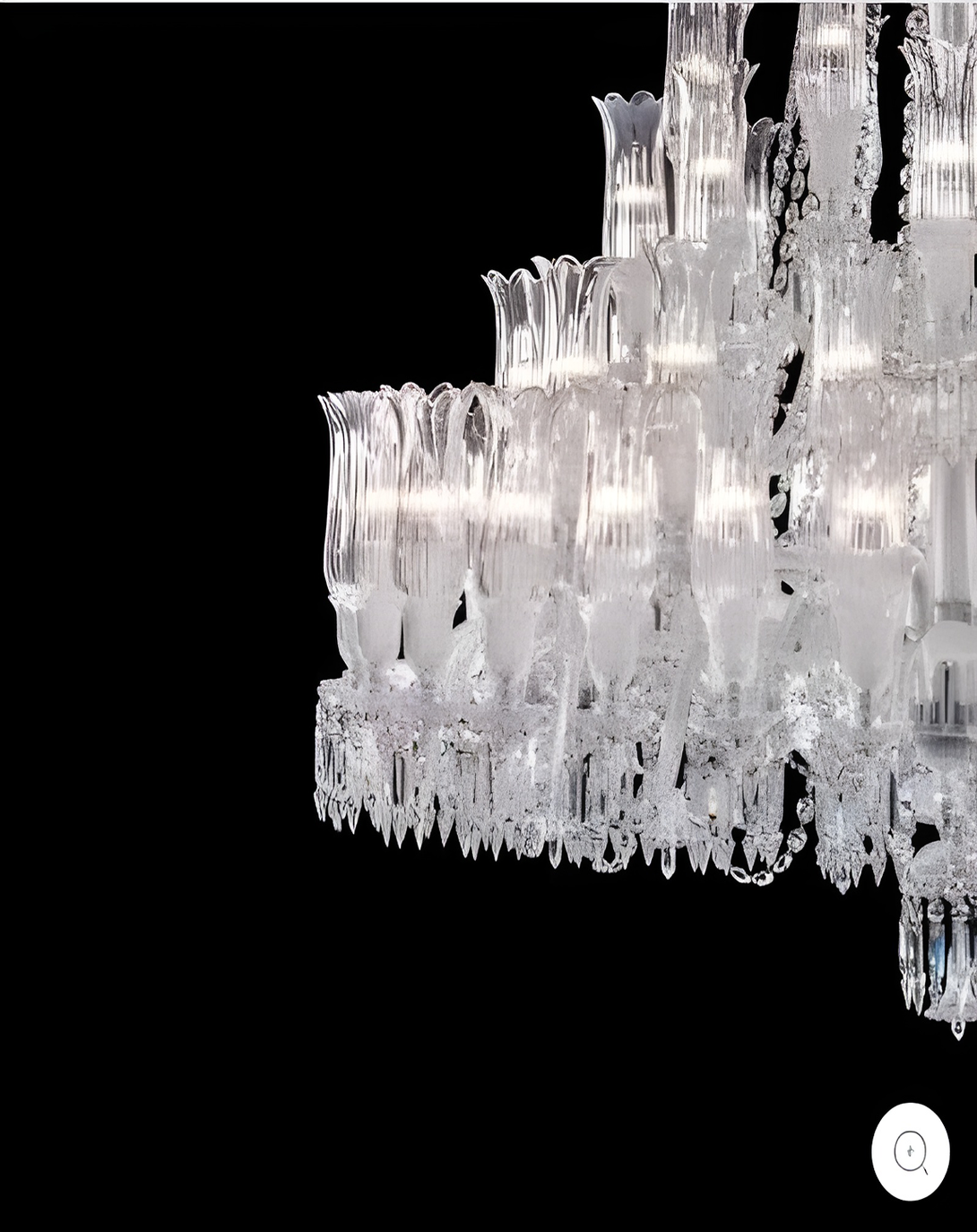 Maela Classic Crystal Glass Chandelier Light ANGIE HOMES