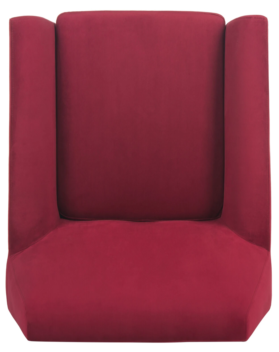 Mahin Maroon Sofa Chair | Wooden sofa chair ANGIE HOMES