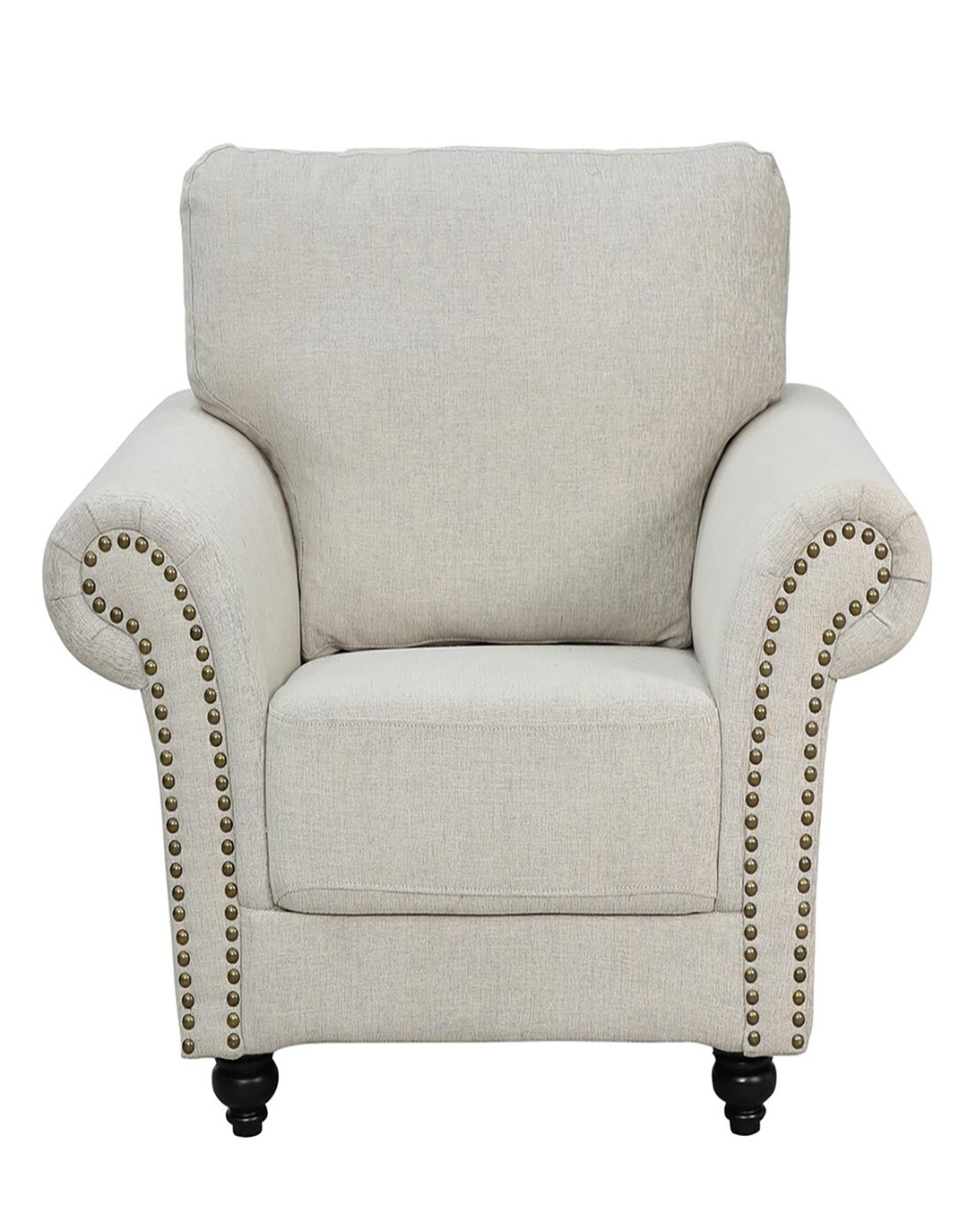 Mahtab Cream Sofa Chair | Sofa chairs for living room ANGIE HOMES