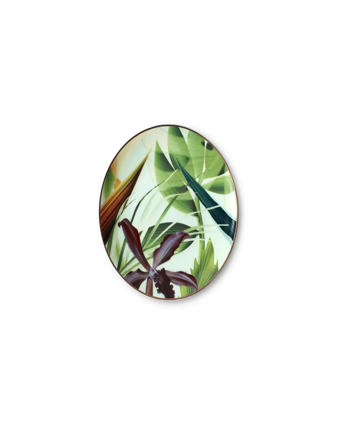 Maria Green Leaf Jungle Plates Set ANGIE HOMES