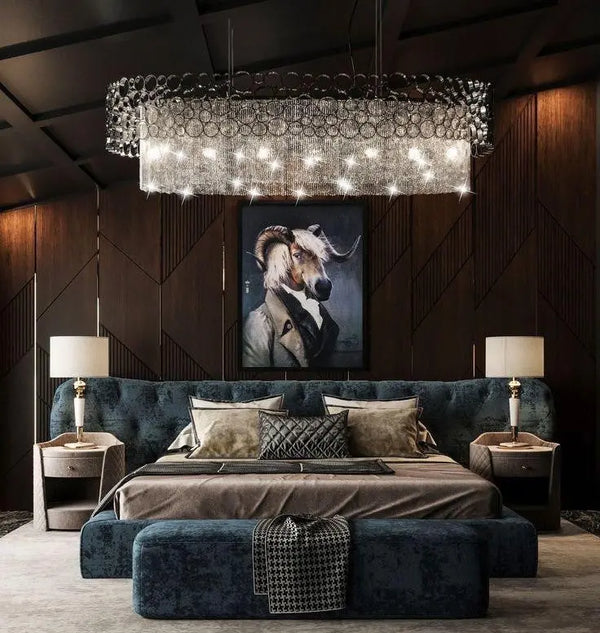 Matte Luxury Bed with Headboard ANGIE HOMES